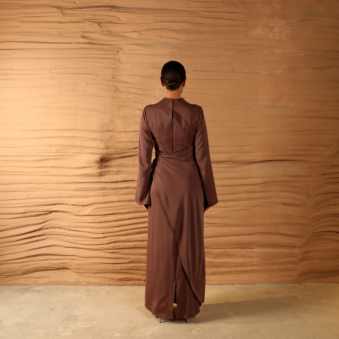 Warp dress back Full look