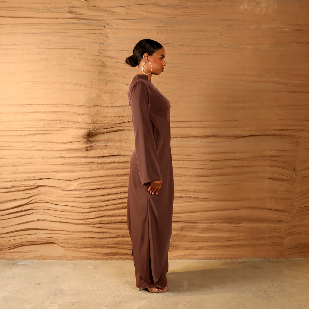 Warp dress  side Full look 