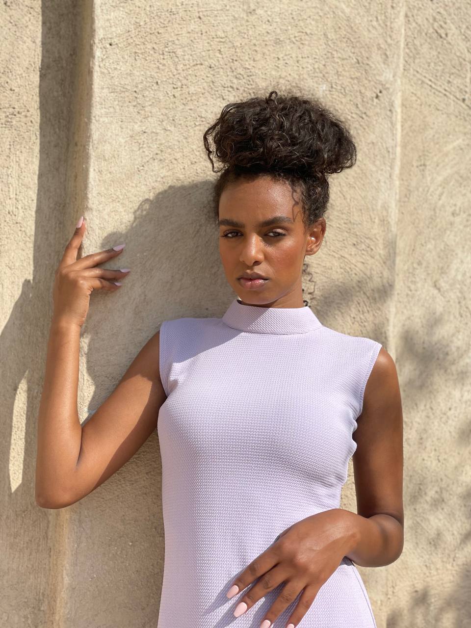 close up Turtleneck  dress 